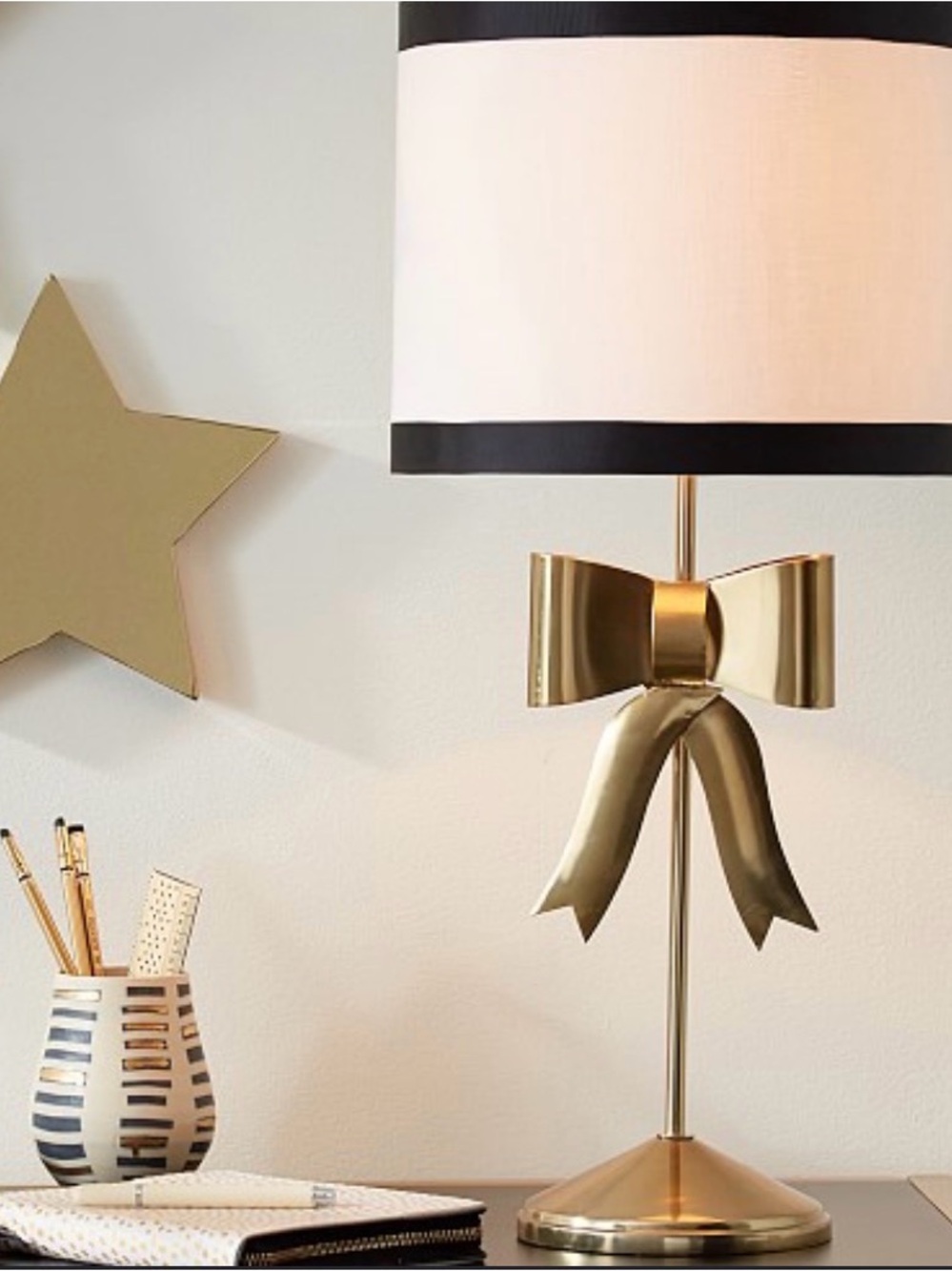 Emily and Meritt Bow Table Lamp pottery barn kids
